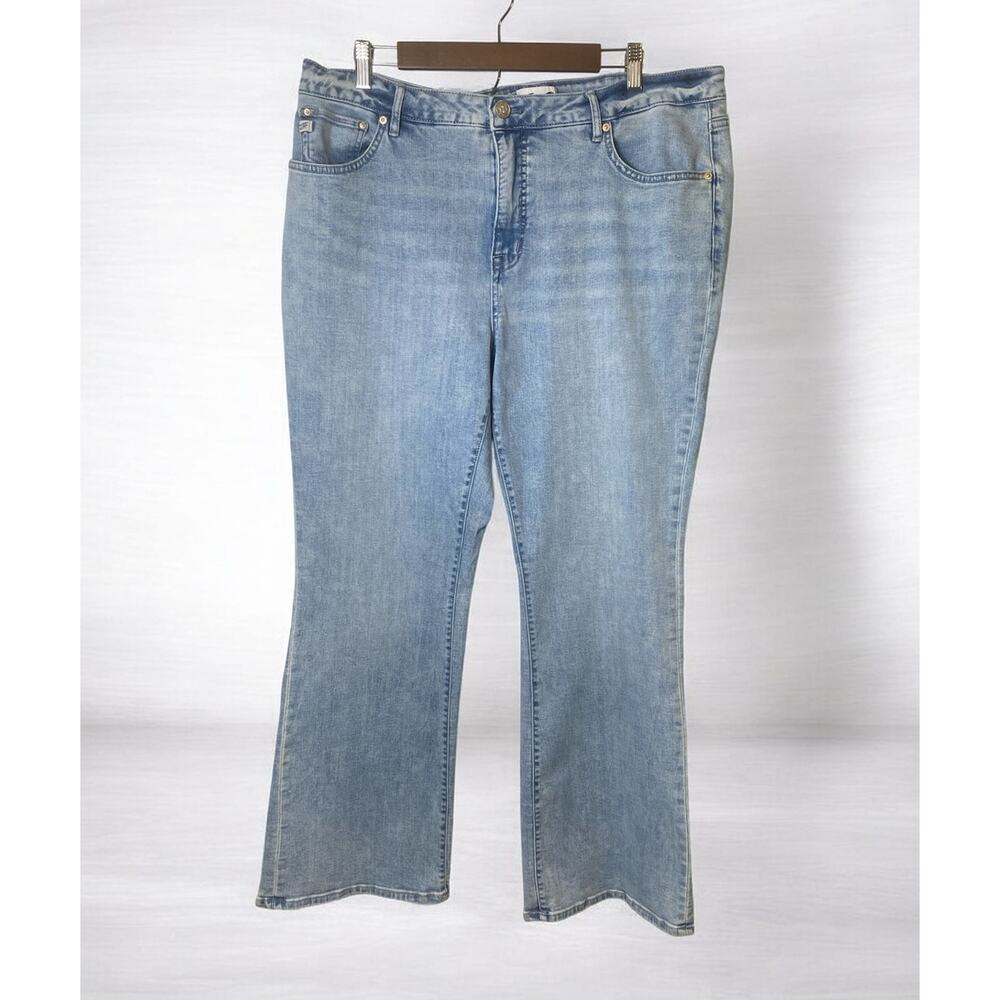 Seven Light Blue Wash Trail Dust High Rise Bootcut Jeans Women's Size 18W